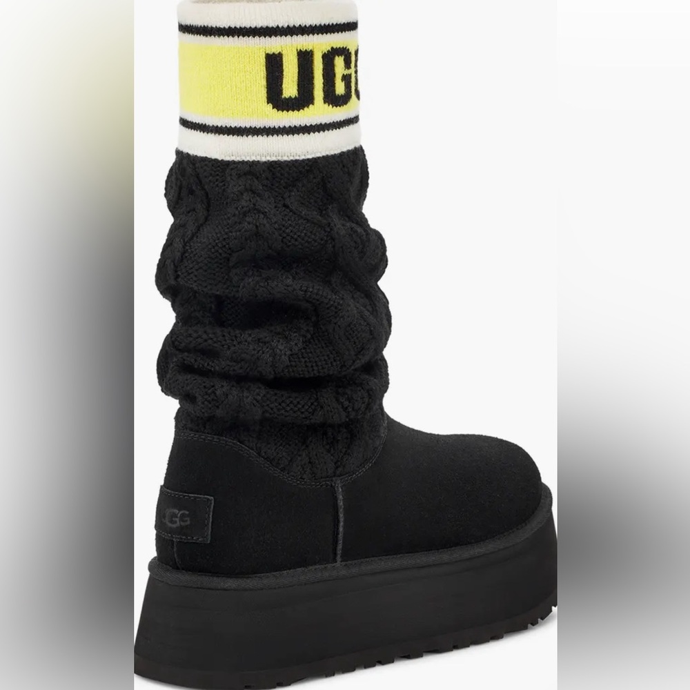 Classic Sweater Letter Boot